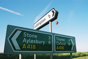 Aylesbury left, Thame right